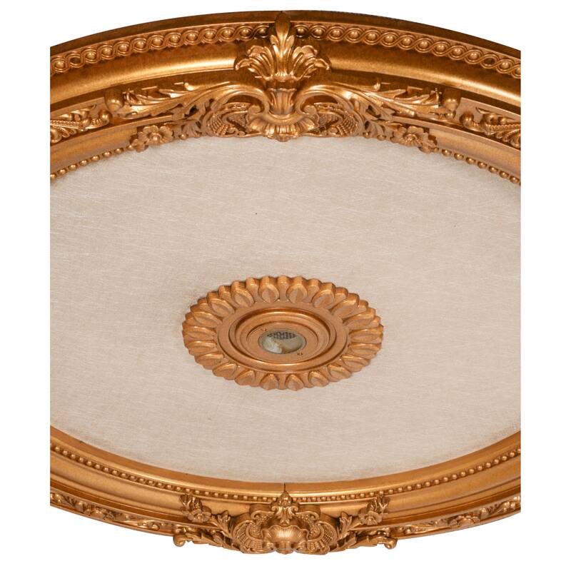 Blanco Round Chandelier Ceiling Medallion 36in