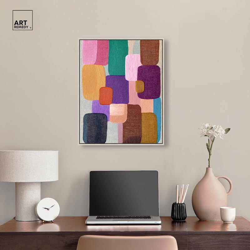 Color Block Cadence I Canvas by Art Remedy