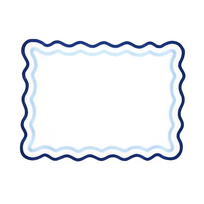 Eco Scallop Border Placemat (Set of 4)