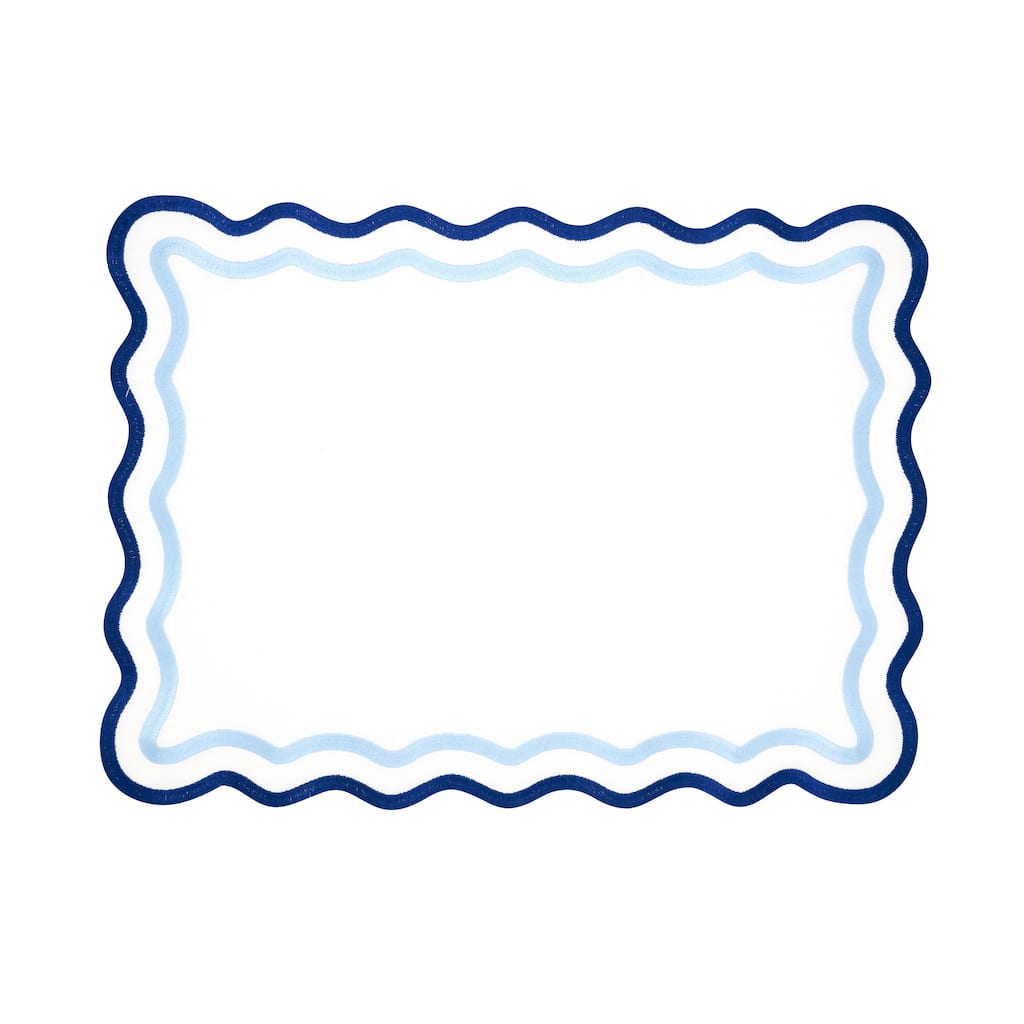 Eco Scallop Border Placemat (Set of 4)