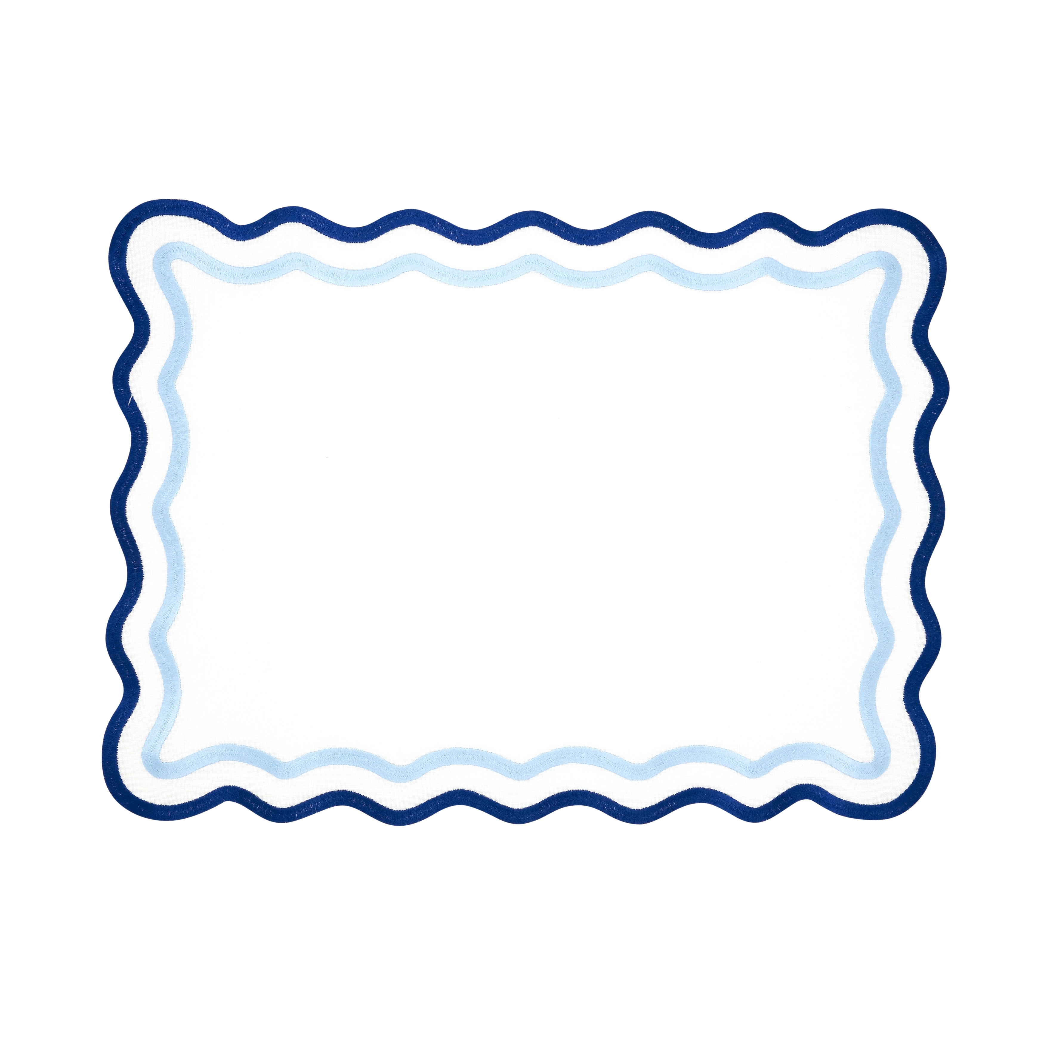 Eco Scallop Border Placemat (Set of 4)