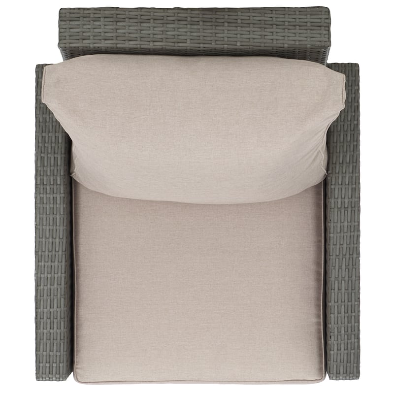 SAFAVIEH Outdoor Patio Furniture Landon Recliner Chair - 32"W x 36"D x 36"H