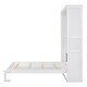 preview thumbnail 7 of 16, Murphy Bed Queen Size Wood Foldable Wall Bed Frame with Shelves