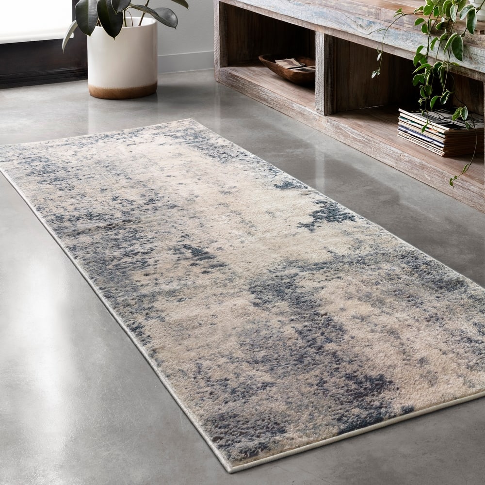 Alexander Home Josefina Distressed Abstract Contemporary Rug