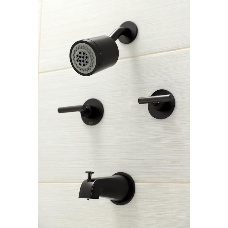 Kingston Brass Manhattan Two-Handle Tub and Shower Faucet