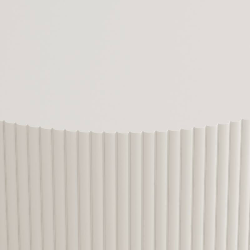 Vertical Stripe Design Coffee Table