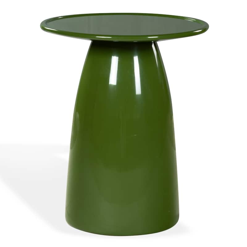 SAFAVIEH Couture Stephan Concrete Accent Table - 18"W x 18"D x 22"H