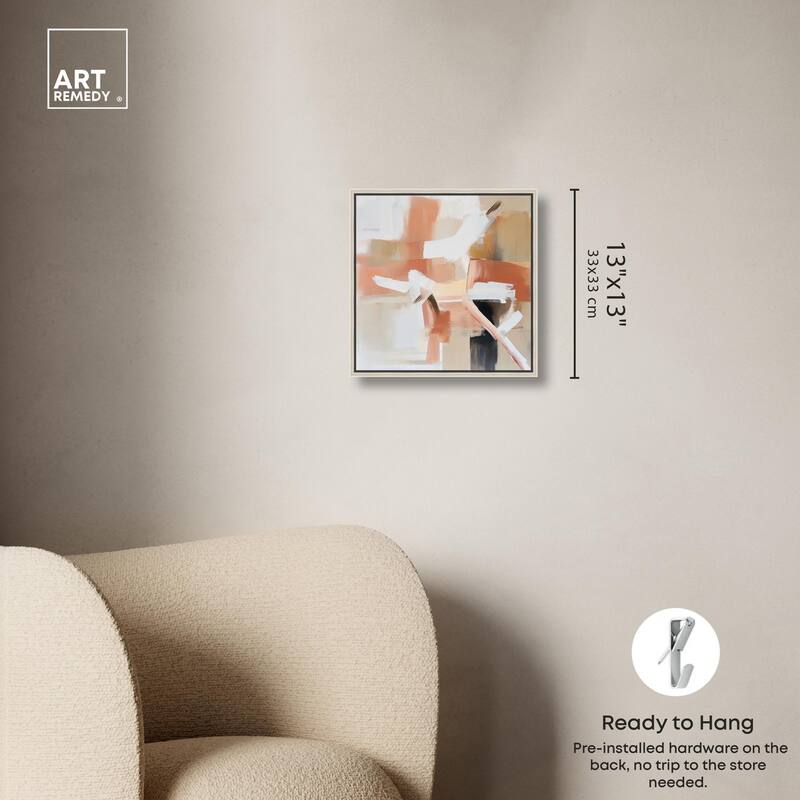 Rose and Rust II Canvas by Art Remedy
