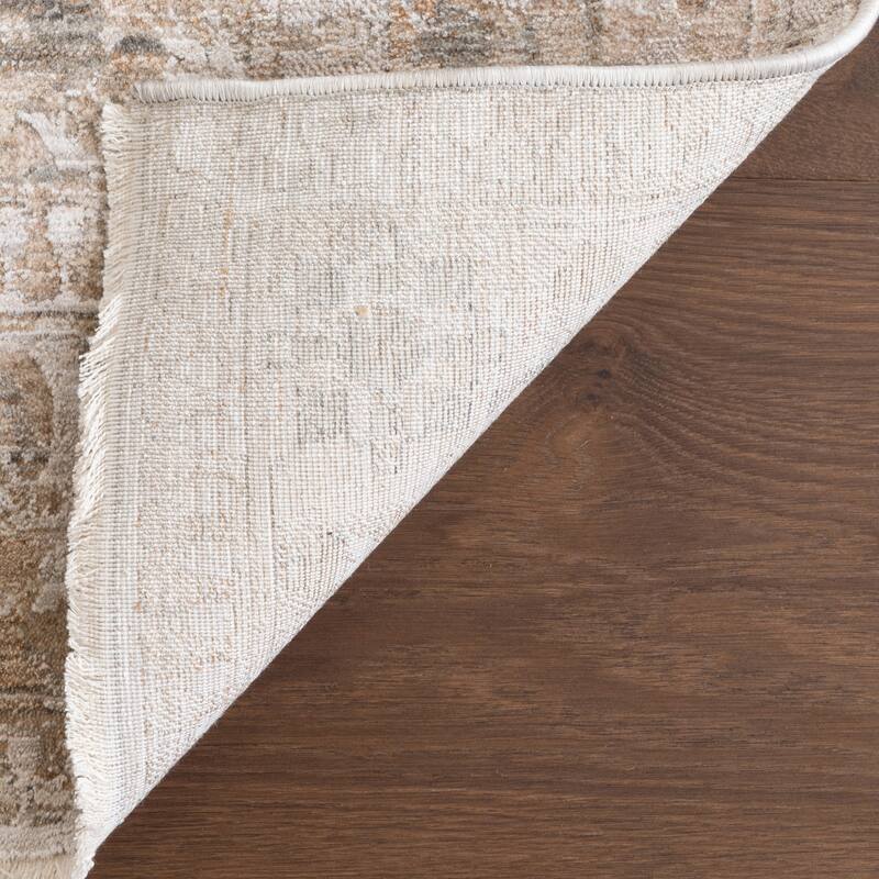 Nuloom Koami Medallion Fringe Area Rug