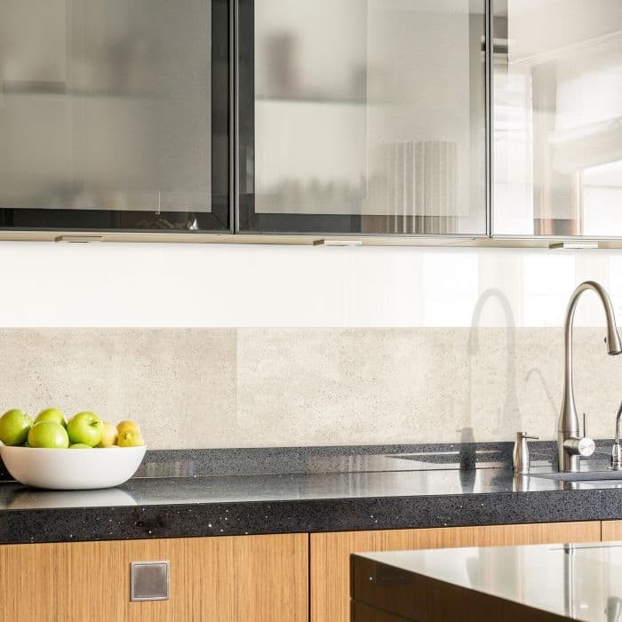 Peel and Stick Backsplash Tile - Smart Tiles Blok Beige X Large - Kitchen and Bathroom Stick on Tiles