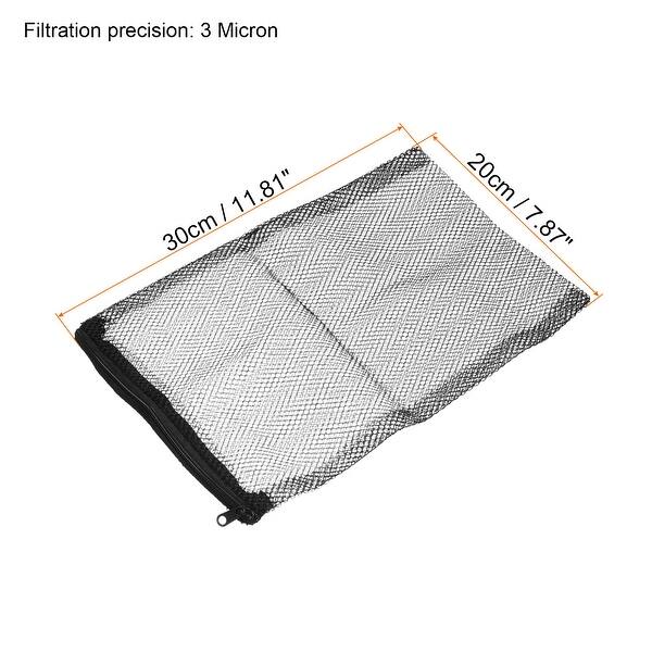 dimension image slide 0 of 2, Filter Media Bags 3 Micron 6 Pack Mesh Bags with Zipper
