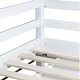 preview thumbnail 10 of 18, White Rubber Wood Loft Bed with Drawer and Pulling -Out Desk,Twin Size