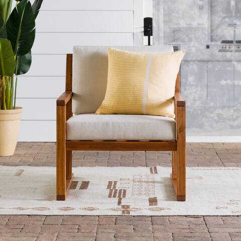 Middlebrook Designs Slat-Back Patio Lounge Chair