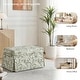 preview thumbnail 78 of 152, Rectangle Chenille Upholstered Storage Ottoman