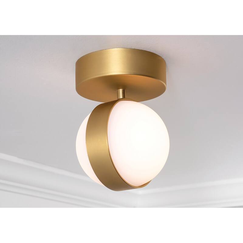 AFX VRNF05LAJUD Verona 5" Wide LED Semi-Flush Globe Ceiling Fixture