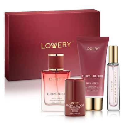 Lovery Floral Bloom Perfume Gift Set, 5-Pc. Bath and Body Care