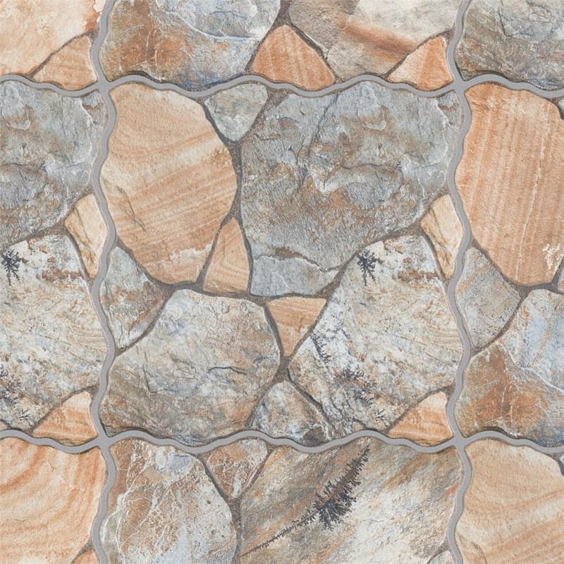 Merola Tile Canet Marron 17" x 17" Porcelain Floor and Wall Tile