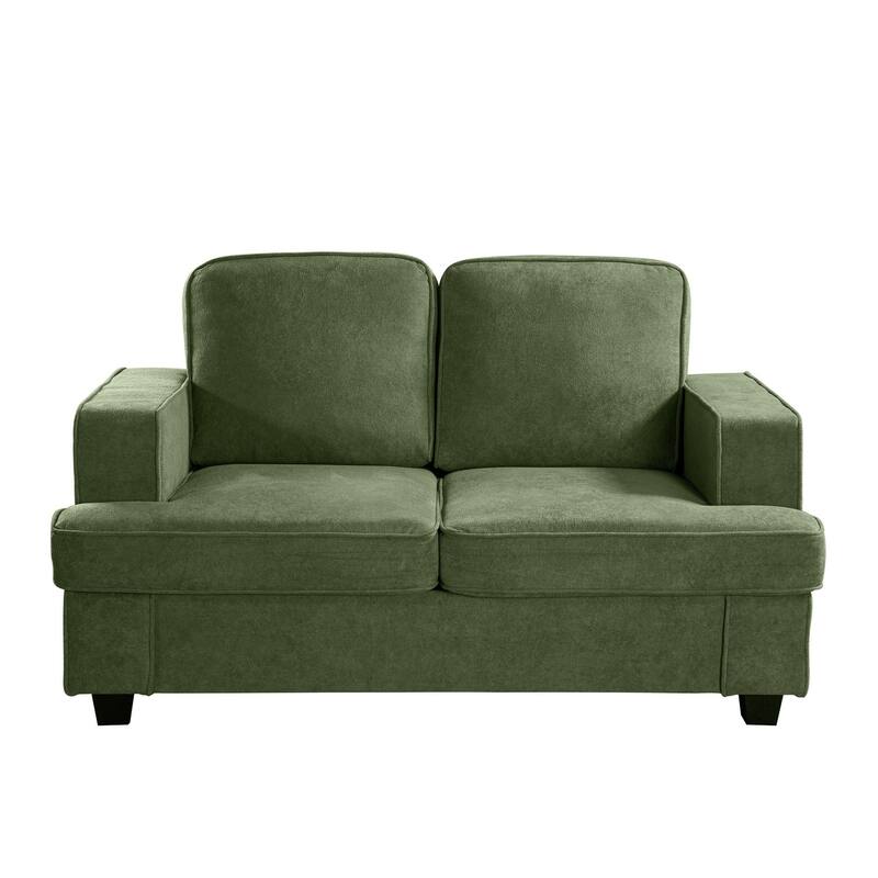 Modern Velvet Loveseat