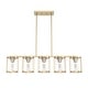 preview thumbnail 3 of 7, Hunter Astwood 5 Light Linear Chandelier, Caged, Contemporary, Transitional, Art Deco
