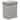 vidaXL Laundry Basket Willow Bathroom Household Supply Box Bin Brown/White - 16.9" x 13.4" x 22.6"