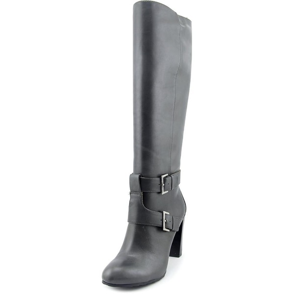 Nine West Skylight Pointed Toe Leather Knee High Boot