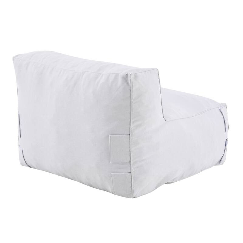 Christopher Knight Home - Nerissa Outdoor/Indoor Olefin Modular Bean Bag Armless Sofa Set with Shredded Foam Filled