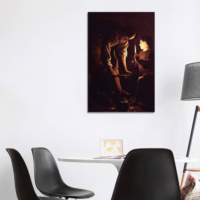 iCanvas "St. Joseph, the Carpenter, c.1640" by Georges De La Tour Canvas Print - 40x26x1.5