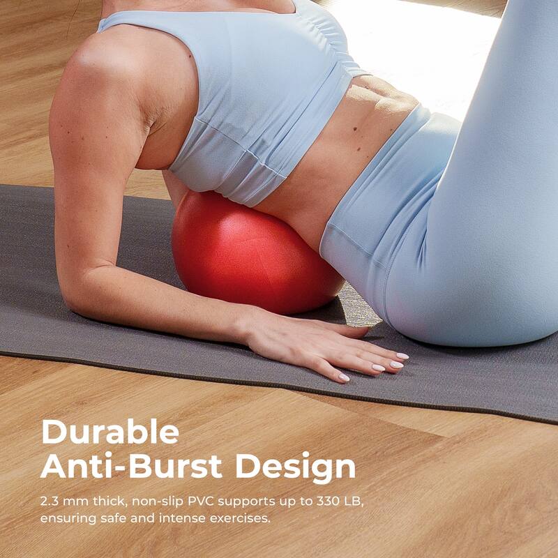Sunny Health & Fitness Premium Pilates Ball 9" - SF-EB01-RD