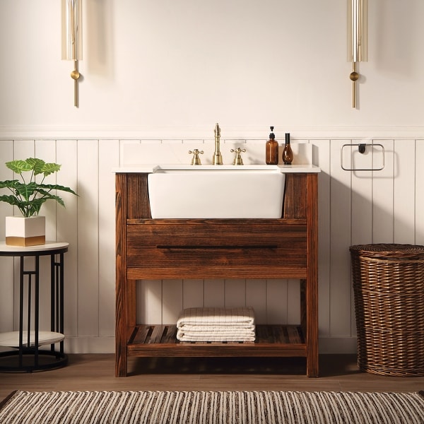 Bathroom vanity with new arrivals sink for sale