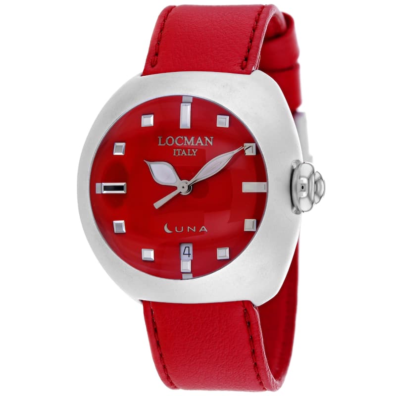 Locman Women's Classic Red Dial Watch - 4100RD - 6 (36)