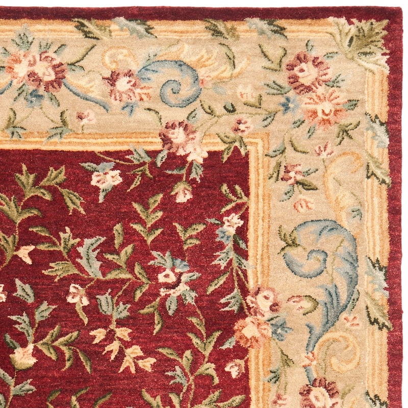 SAFAVIEH Handmade Bergama Tiny Oriental Hand-spun Wool Rug