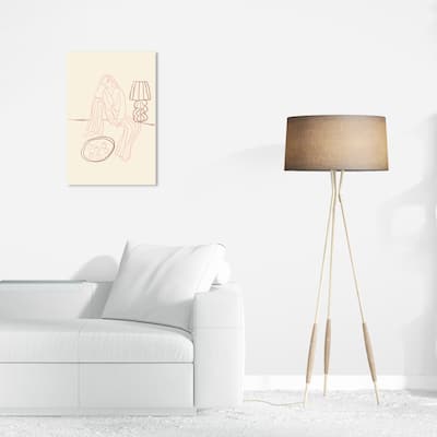 Wynwood Studio Canvas Fashion and Glam Produce II Pink and Light Pink Modern & Contemporary Wall Art Canvas Print