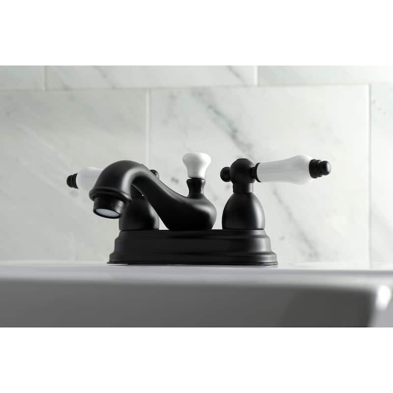 Kingston Brass Restoration 1.2 GPM Centerset Bathroom Faucet with