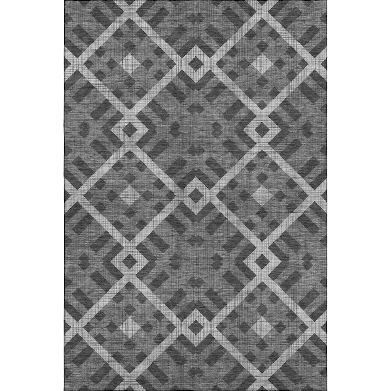 Premium Washable Super Soft Contemporary Geo Mayfield Rug