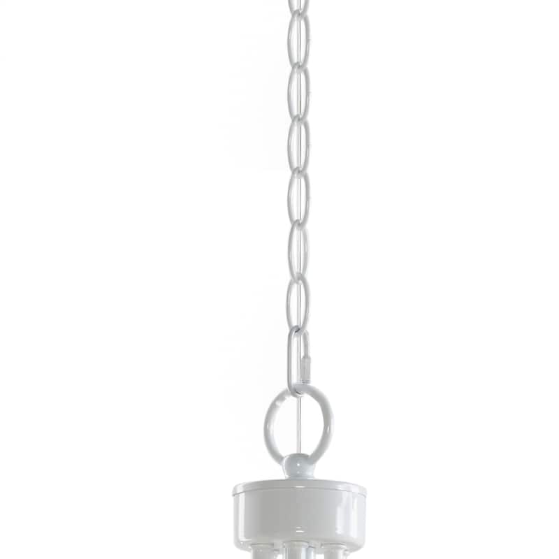 510 Design Ellie White 6-Light Metal Chandelier