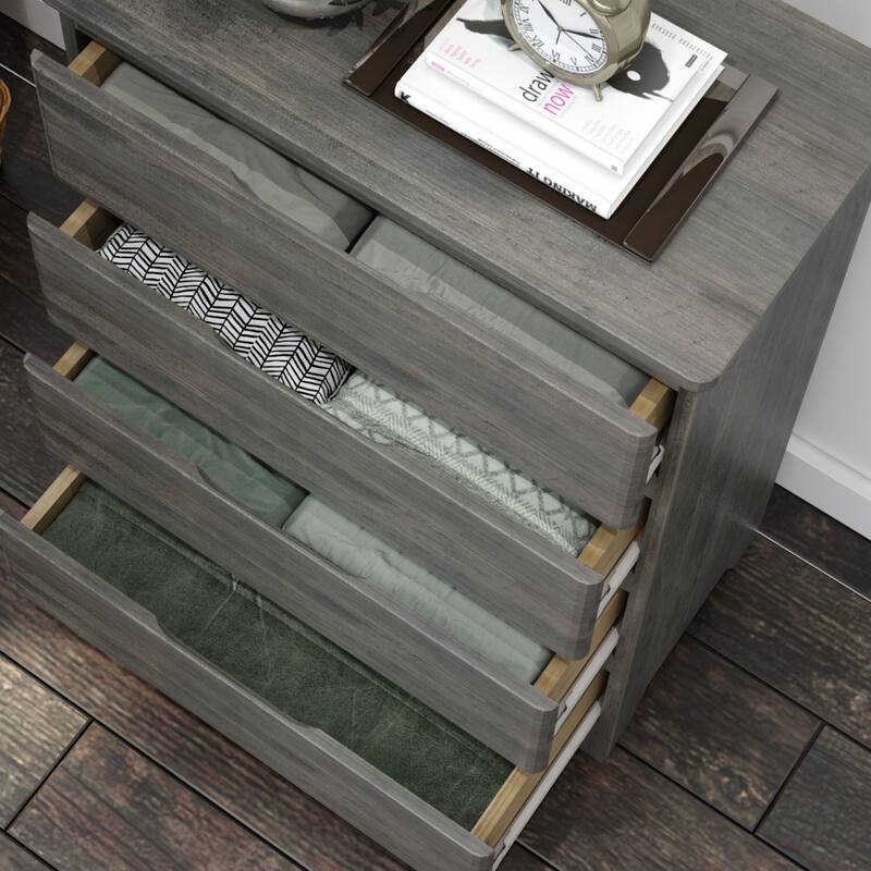 Max and Lily Farmhouse 4 Drawer Dresser