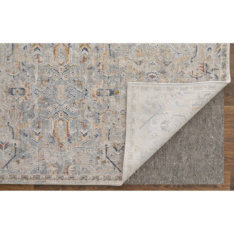 Grand Bazaar Hyannis Machine Made Distressed Transitional Area Rug
