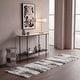 preview thumbnail 12 of 14, SAFAVIEH Hudson Shag Aurkene 2-inch Thick Rug 2'3" x 8' Runner - Ivory/Dark Grey - Runner