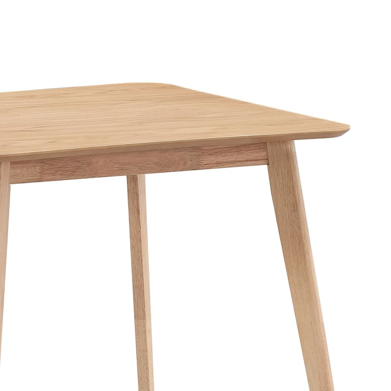 35.43 Inch Saving Place Table,Wooden Dining Table for 4 Persons,Modern Design Square Kitchen Table for Living Room,Apart