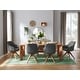 preview thumbnail 7 of 28, Art Leon Swivel Dining Chairs with Wood Legs (Set of 2)