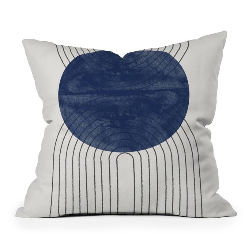 TMSbyNight Blue Perfect Balance Throw Pillow - 16"x16"