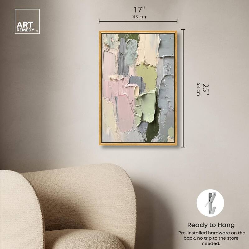 Creamy Contours II Canvas by Art Remedy