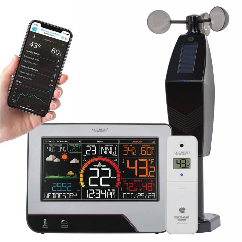La Crosse Technology V23-WTH Wi-Fi Professional Wind & Weather Center