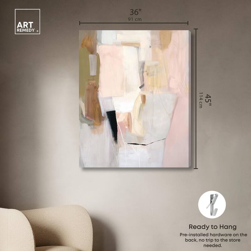 Pigment Flow II Canvas by Art Remedy, Gallery Wrapped
