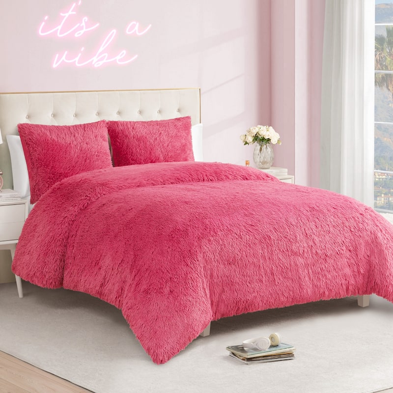 Juicy Couture Shaggy Comforter Sets with Shams