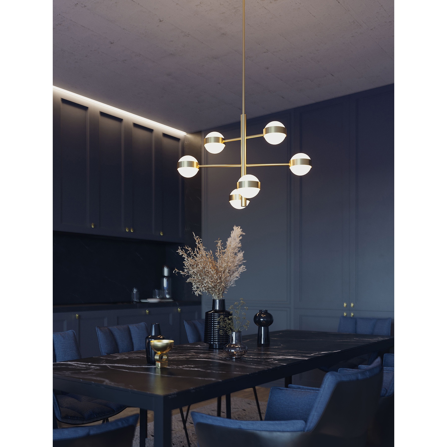 【Mourning Phase】 Victorian Momento Mori Light Blue Enamel Gold Cross Center