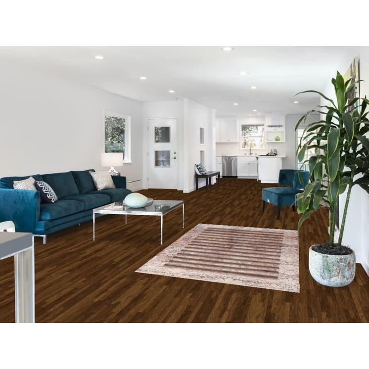 Modern Striped Abstract Accent Rug Wool Carpet - 4'0"x 6'0"