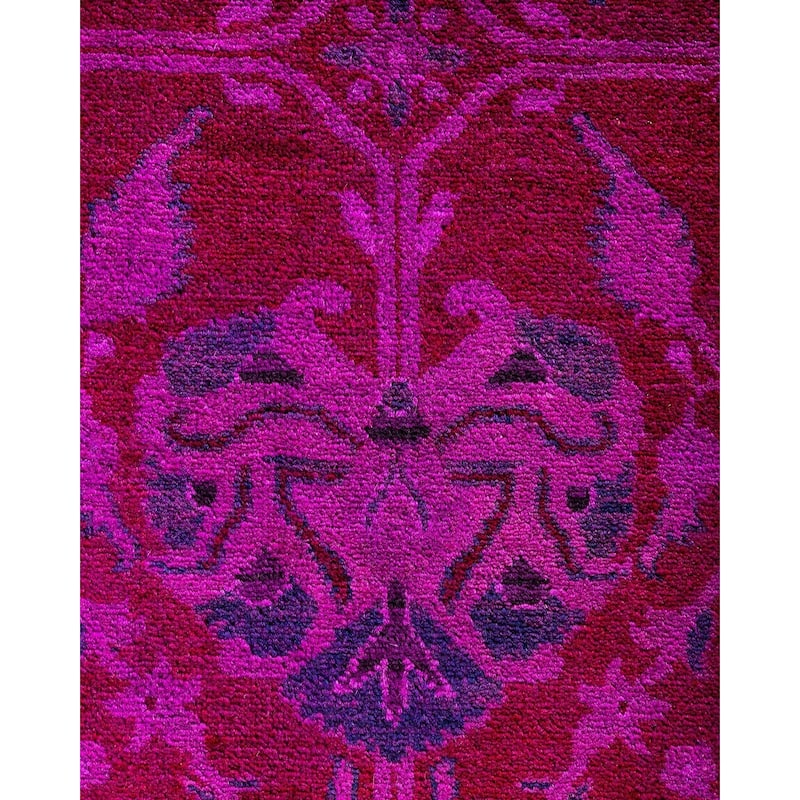 Fine Vibrance One-of-a-Kind Hand-Knotted Area Rug - Pink, 8' 2" x 10' 4" - 8' 2" x 10' 4"