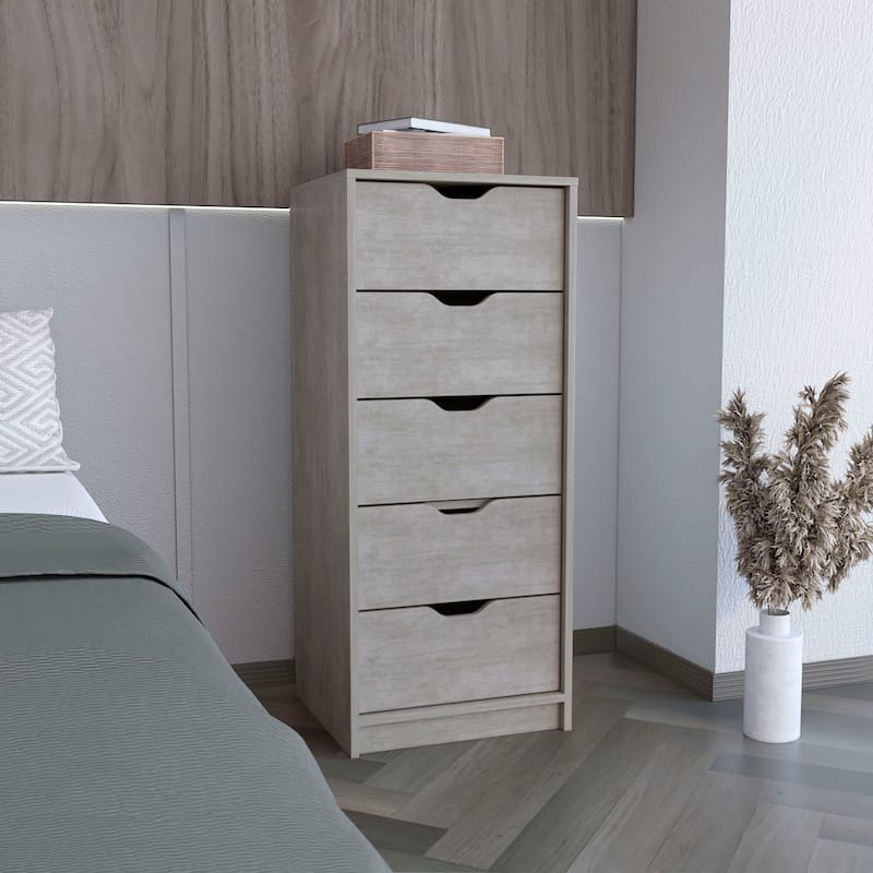 Basilea 5 Drawer Tall Dresser
