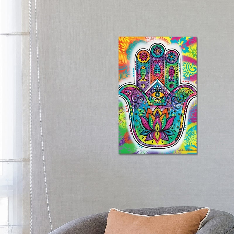 iCanvas "Hamsa II" by Dean Russo Canvas Print - 26x18x1.5